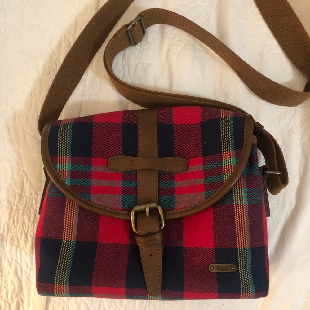 Ciesta Plaid Camera Bag/ Purse